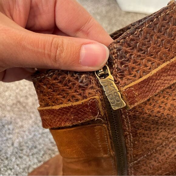 ✨RARE✨A.S.98 Airstep Geometric Leather Boot Wonen’s Size 37 - Picture 7 of 10